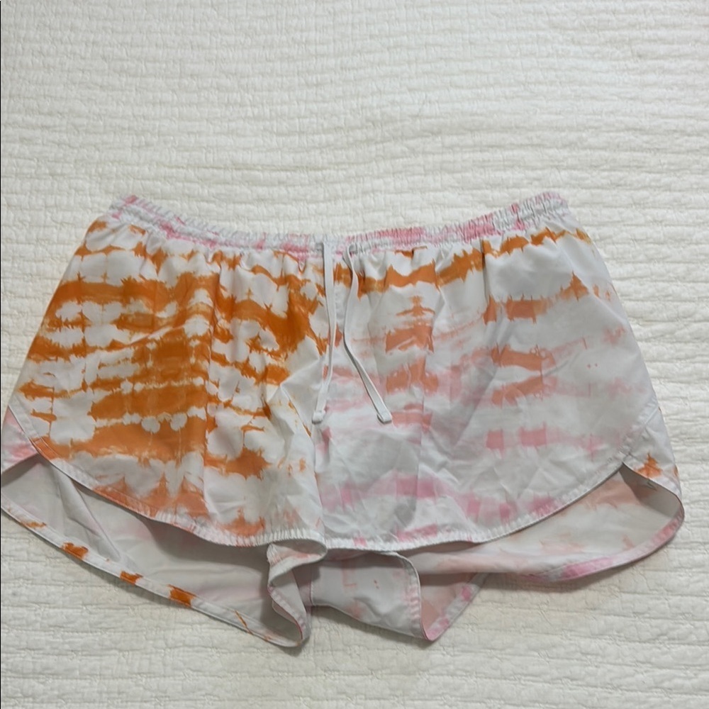 Old Navy Active Tie-Dye Shorts - Orange and Pink
